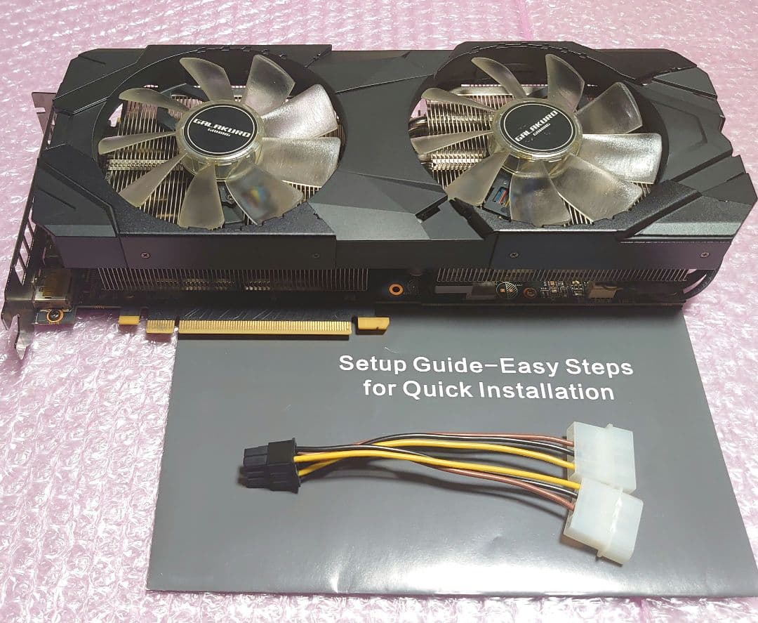 玄人志向 GeForce RTX2070Super 8GB 1点のみワケアリです 玄人志向、ピンクカラーの「GeForce RTX 2070 SUPER」搭載ビデオカード
