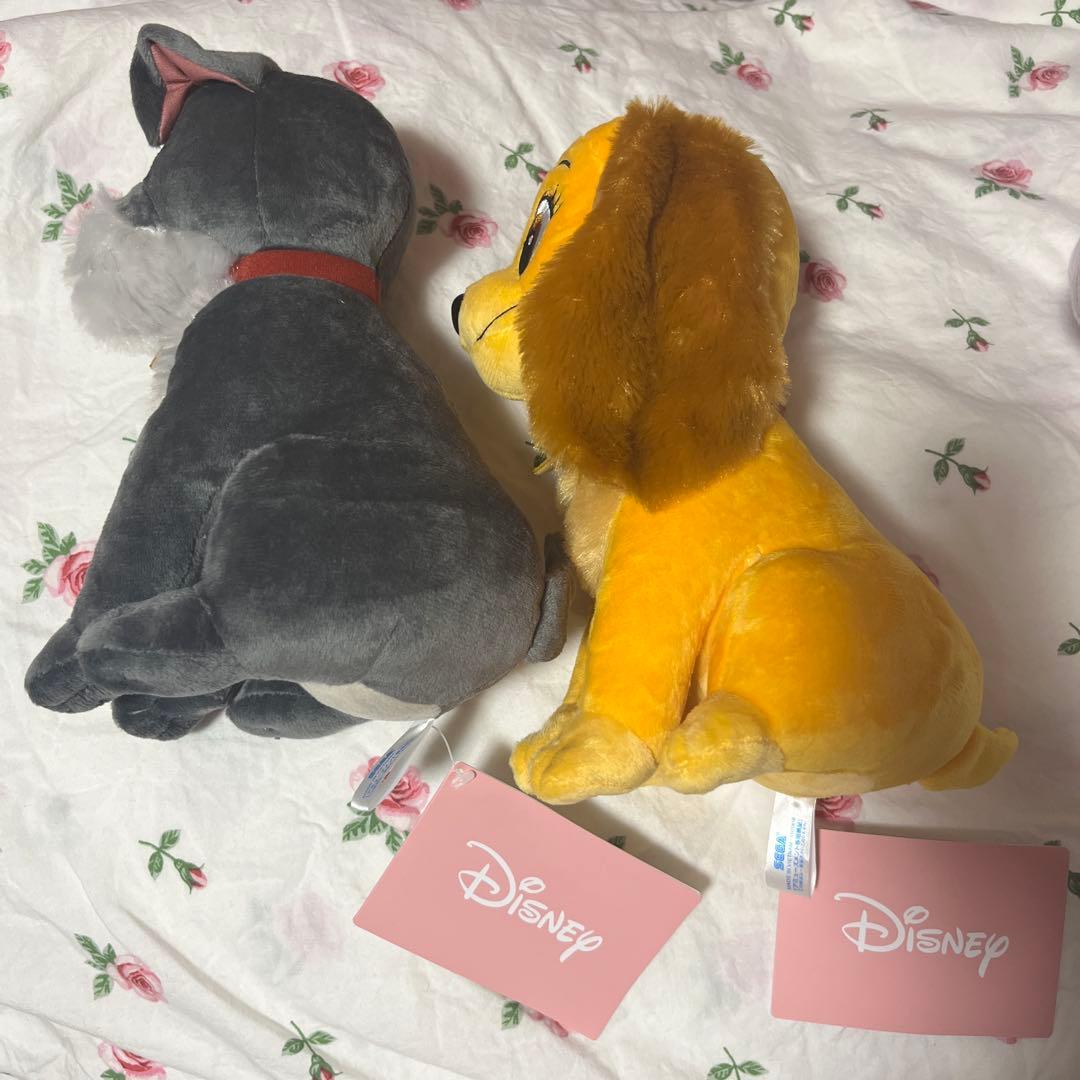 ディズニー「わんわん物語」ぬいぐるみ SEGA - メルカリ