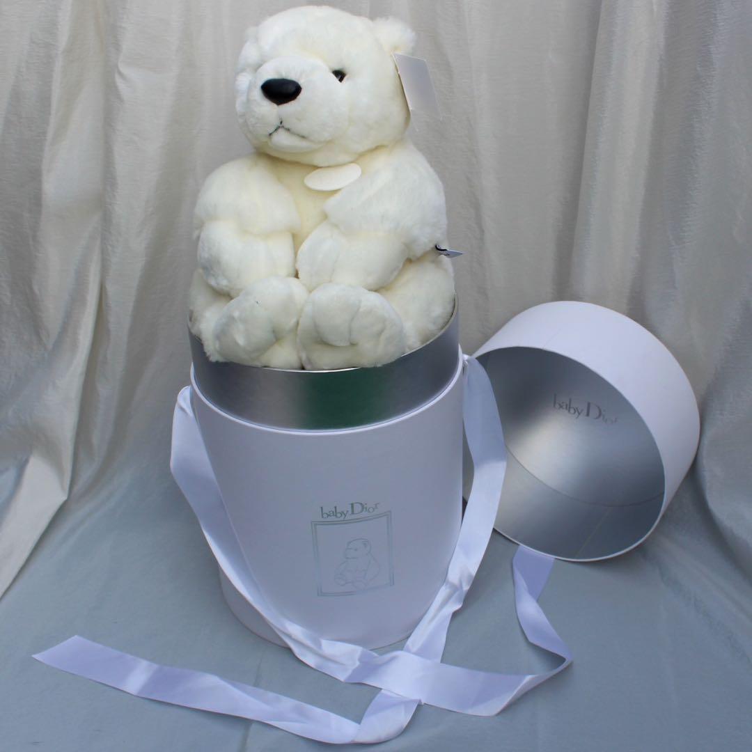 ♥Christian Dior ホワイトクマ ぬいぐるみ テディベア baby - メルカリ