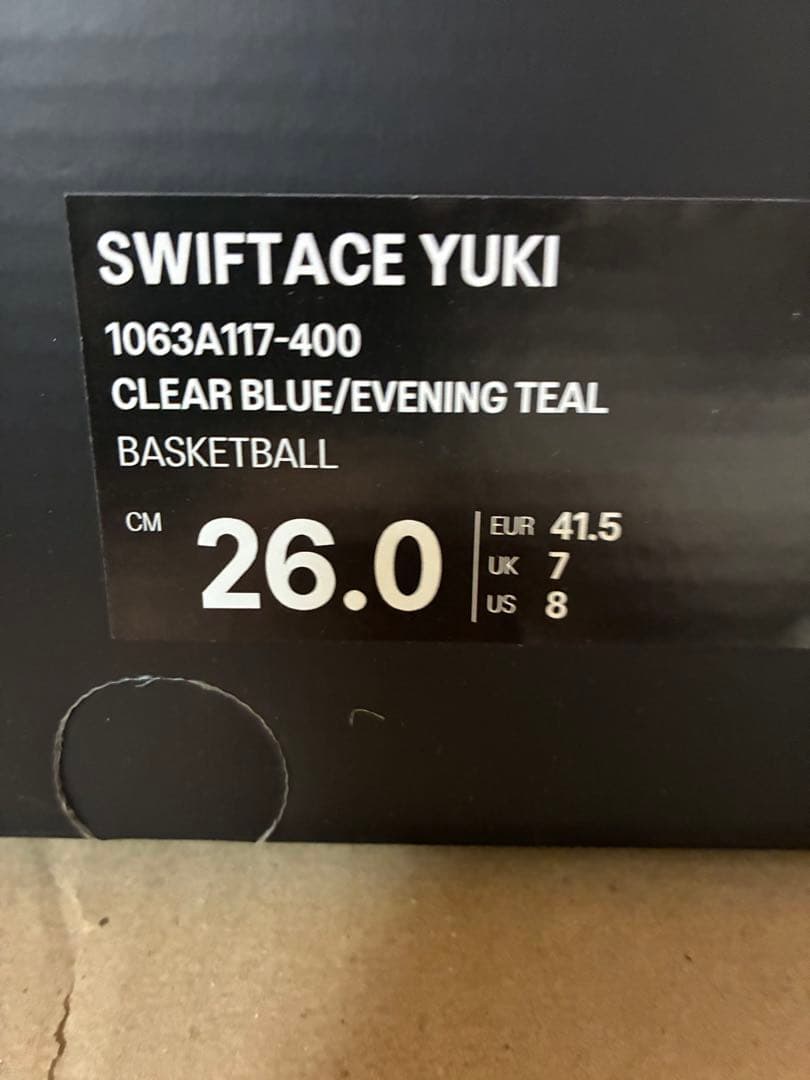 ともさん専用ASICS SWIFTACE YUKI 26.0cm 河村勇輝