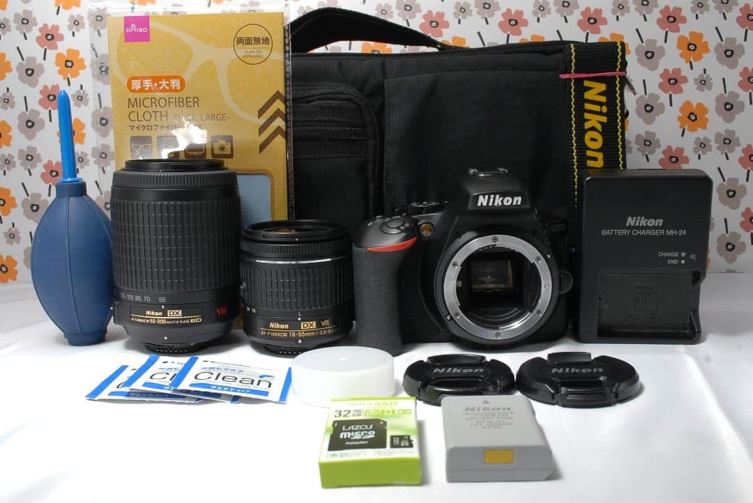 ❤Nikon D5600❤超高画質❤Wi-Fi＆Bluetooth転送❤美品❤ - メルカリ