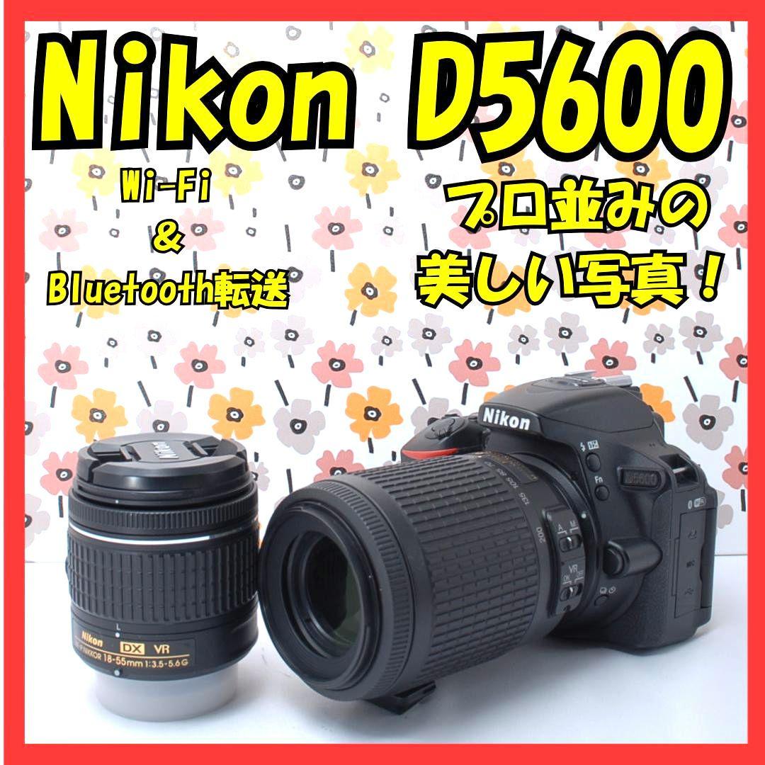 ❤Nikon D5600❤超高画質❤Wi-Fi＆Bluetooth転送❤美品❤ - メルカリ