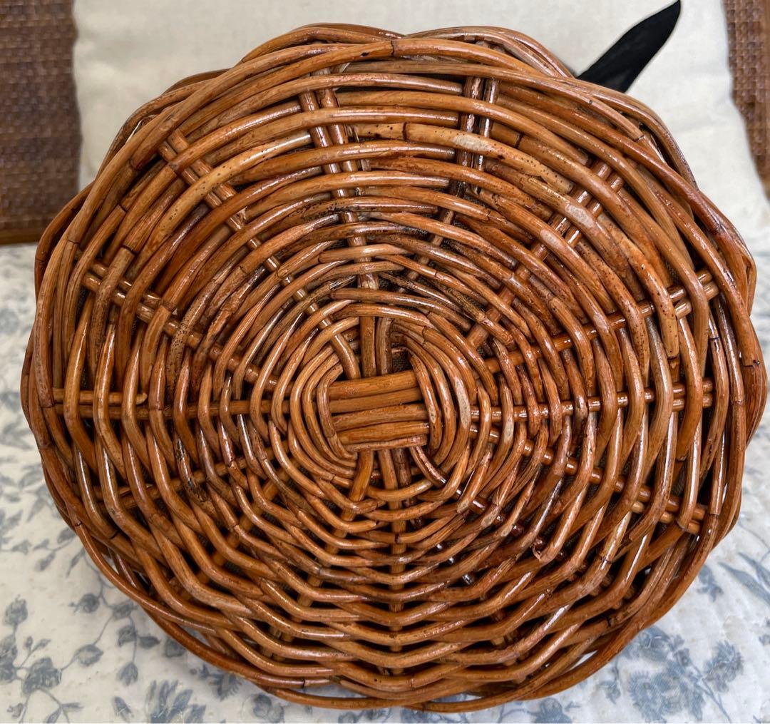 アウターサンセット かごバッグ バスケット アバカ ブラック 辺見えみり