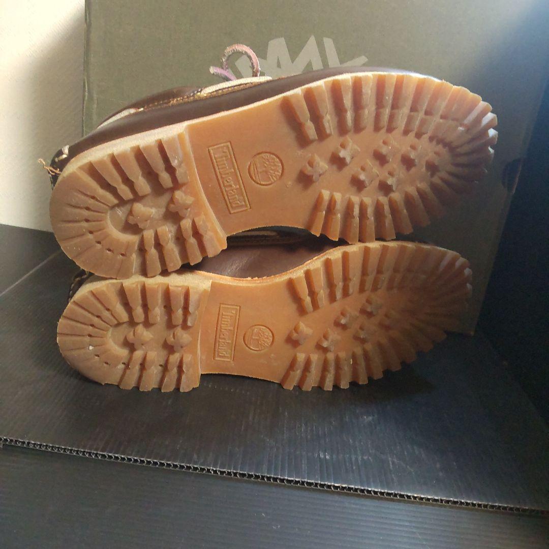 【ケア済】Timberland 3eye ブラウン 25.5cm