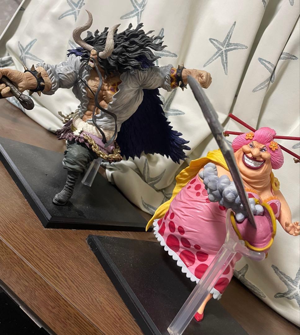 ワンピース カイドウ ビッグ・マム フィギュアセット 一番くじ ワンピース カイドウ ビッグマム 岩倉圭二作品4点セット