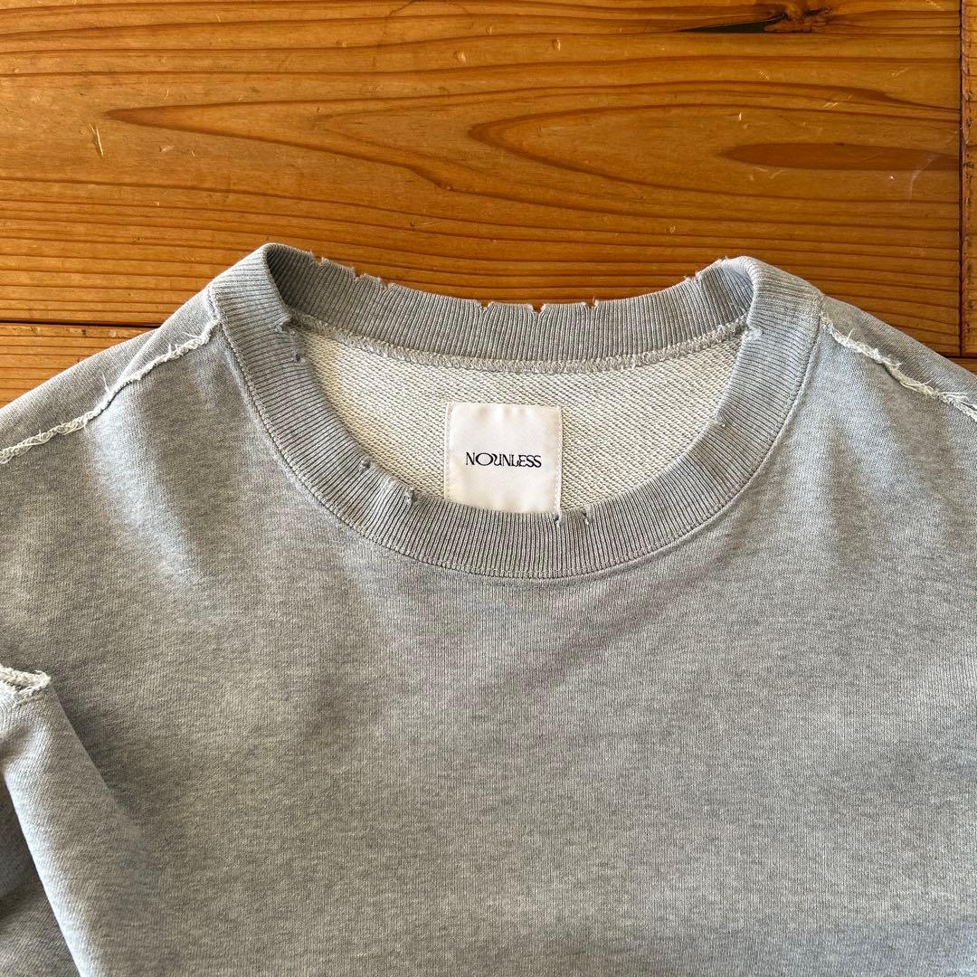 nounless VINTAGE LIKE OFF SHOULDER SWEAT - メルカリ