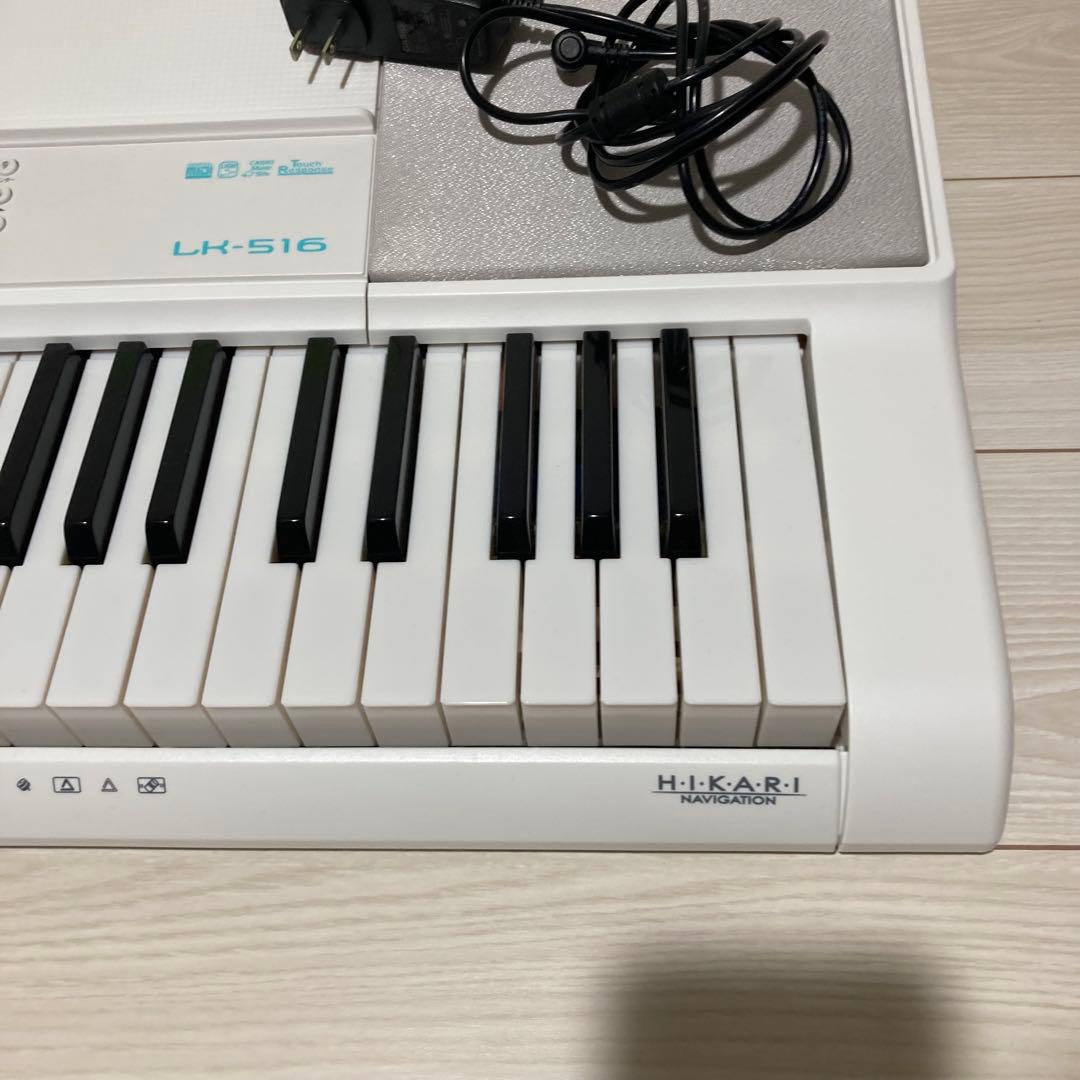 美品】カシオ 光ナビゲーションキーボード LK-516 電子ピアノ - メルカリ