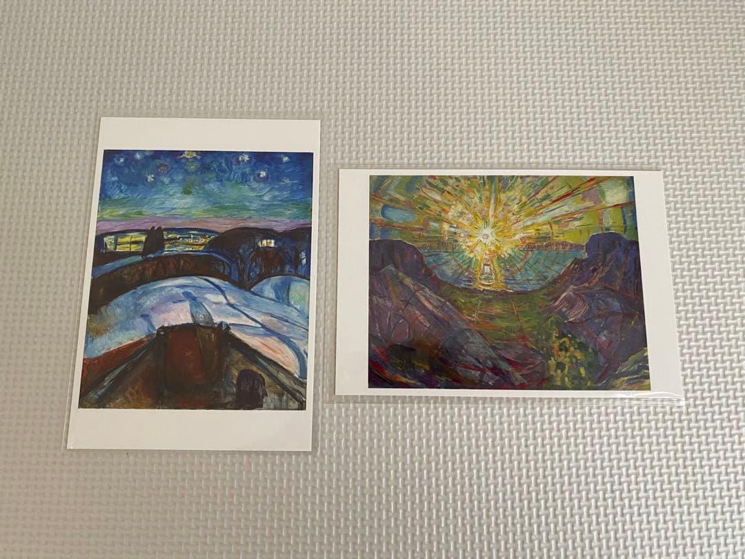 ムンク展ポストカード 2枚 - メルカリ