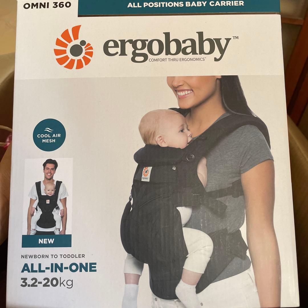 エルゴベビー ベビーキャリア OMNI360 クールエア ブラック 数量限定特価 当日発送品 エルゴベビー OMNI(オムニ) 360 クールエア