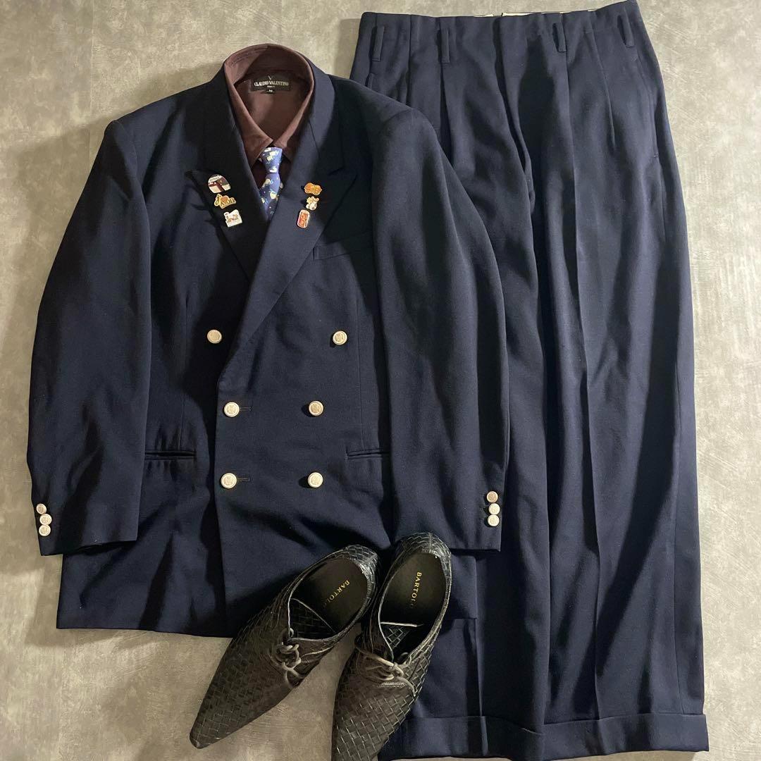 イタリア生地 フェルトウール 3ピース セットアップスーツ×HERMES