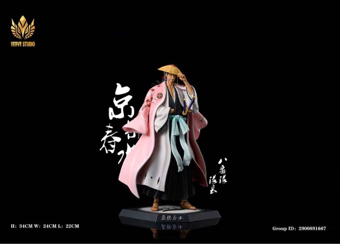 BLEACH 黒衣少年図 京楽春水 ガレージキット ガレキ スタチュー①