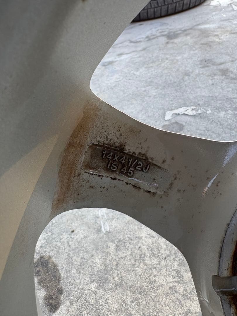 ブリヂストン バルミナ VR5 14インチ 4.5J+45 100-4H 4本