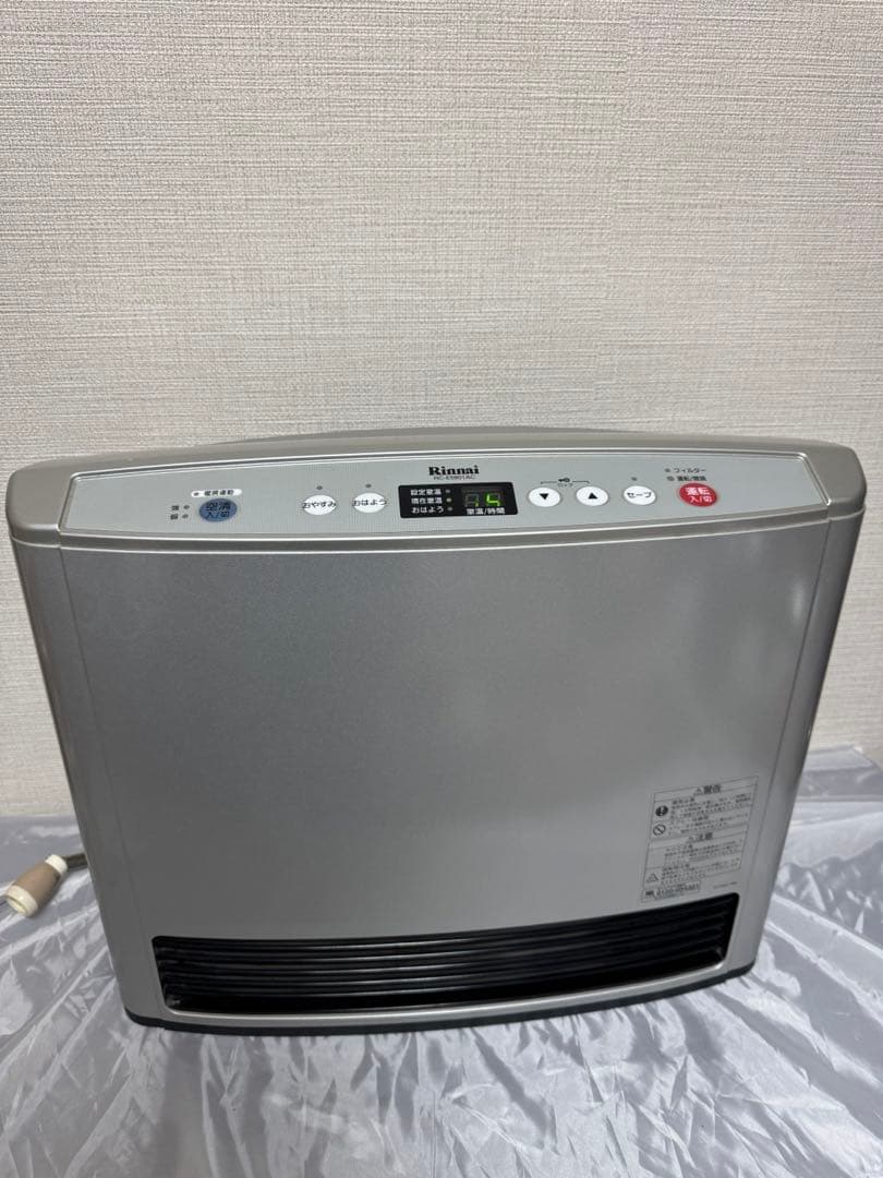 Rinnai RC-E5801TAC ガスファンヒーター ガスホース付き