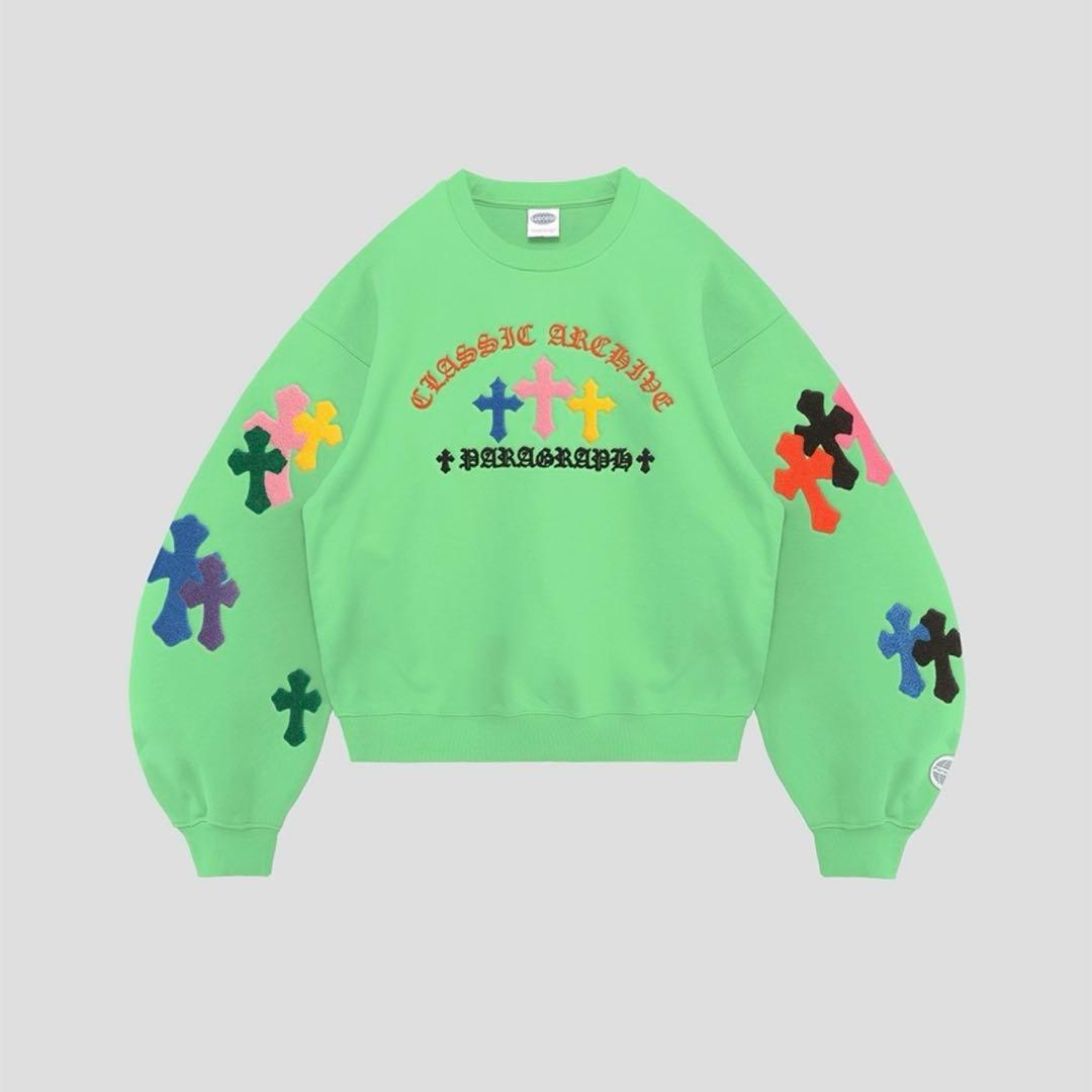 トップス ParagraphTRIPLE CROSS CREW-CHARCOAL Cropped T-Shirt - Charcoal – Hours