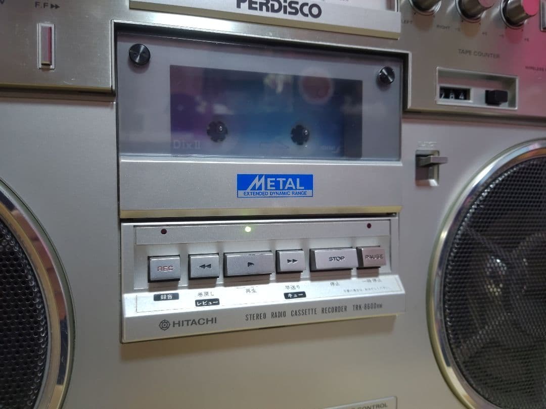 onih0926　高級バブルラジカセ　メタルテープ対応TRK-8600rm