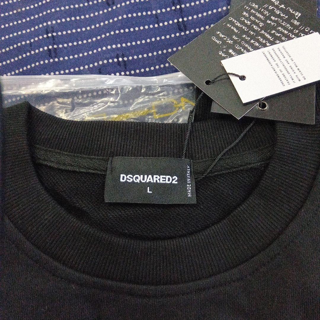 DSQUARED2デイースクエアードニットブラック長袖トレーナーL - メルカリ