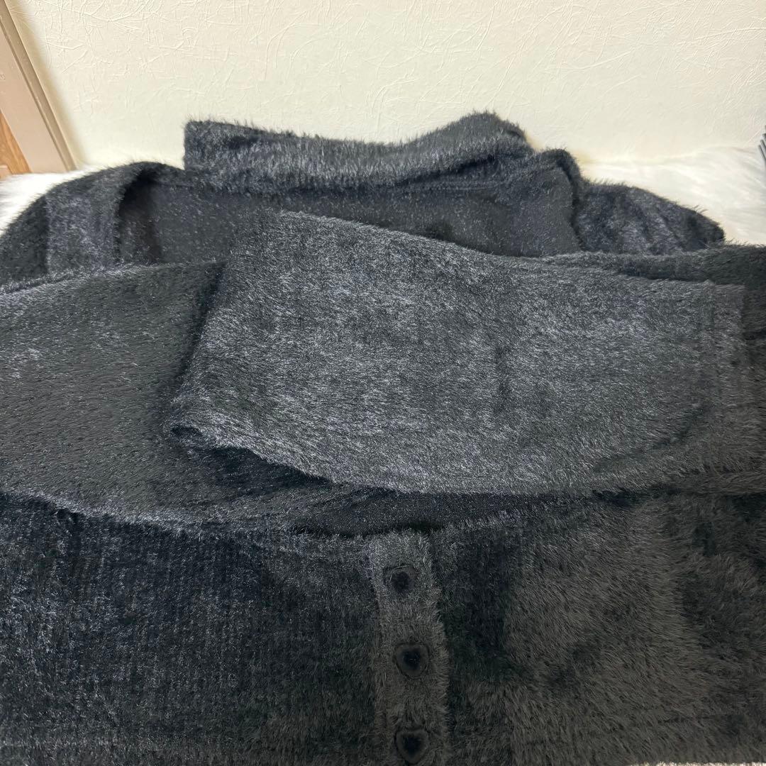 BunnyLis ファーボレロ×チェックミニワンピ LY128BS