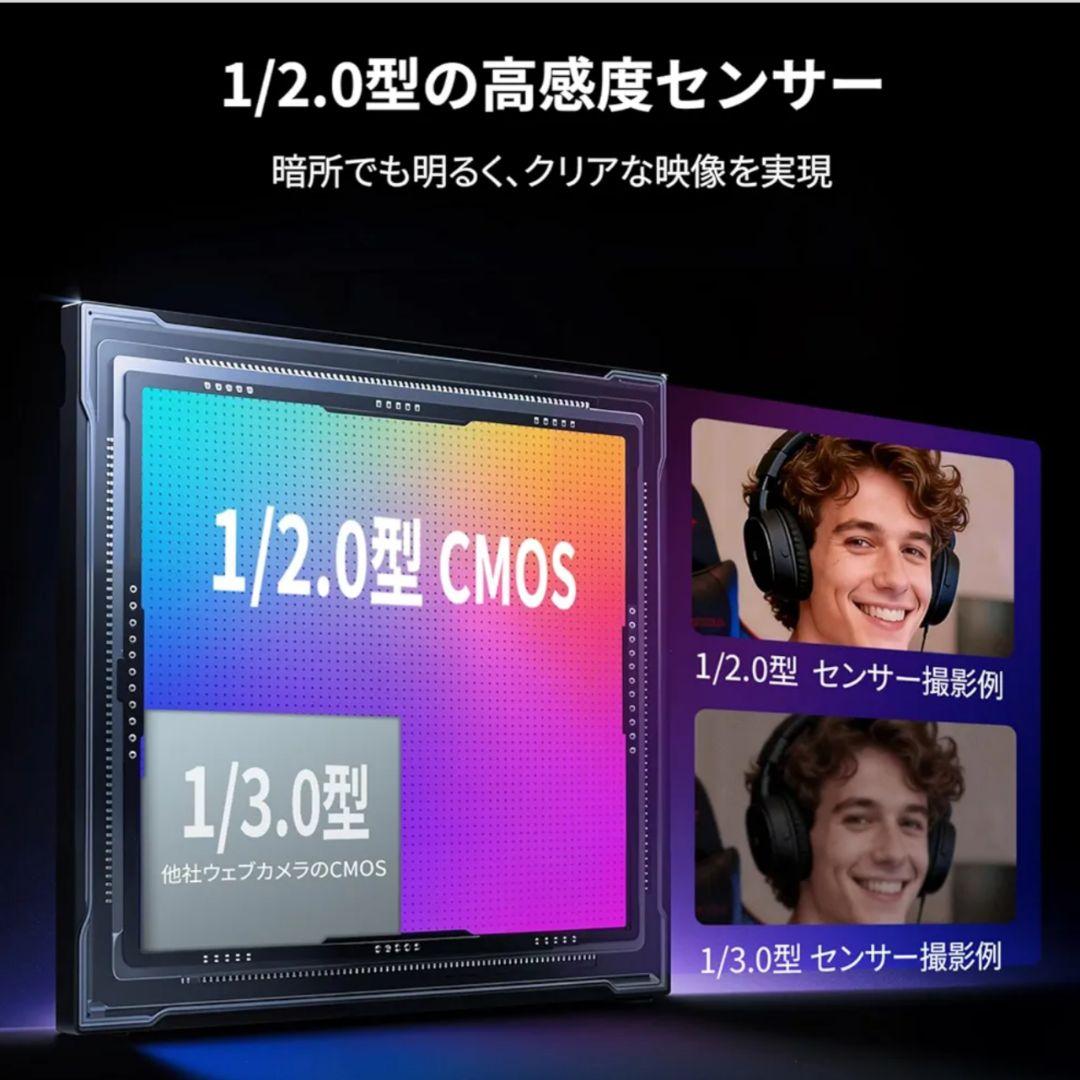 EMEET S600L 4K Webカメラ リングライト一体型 - メルカリ