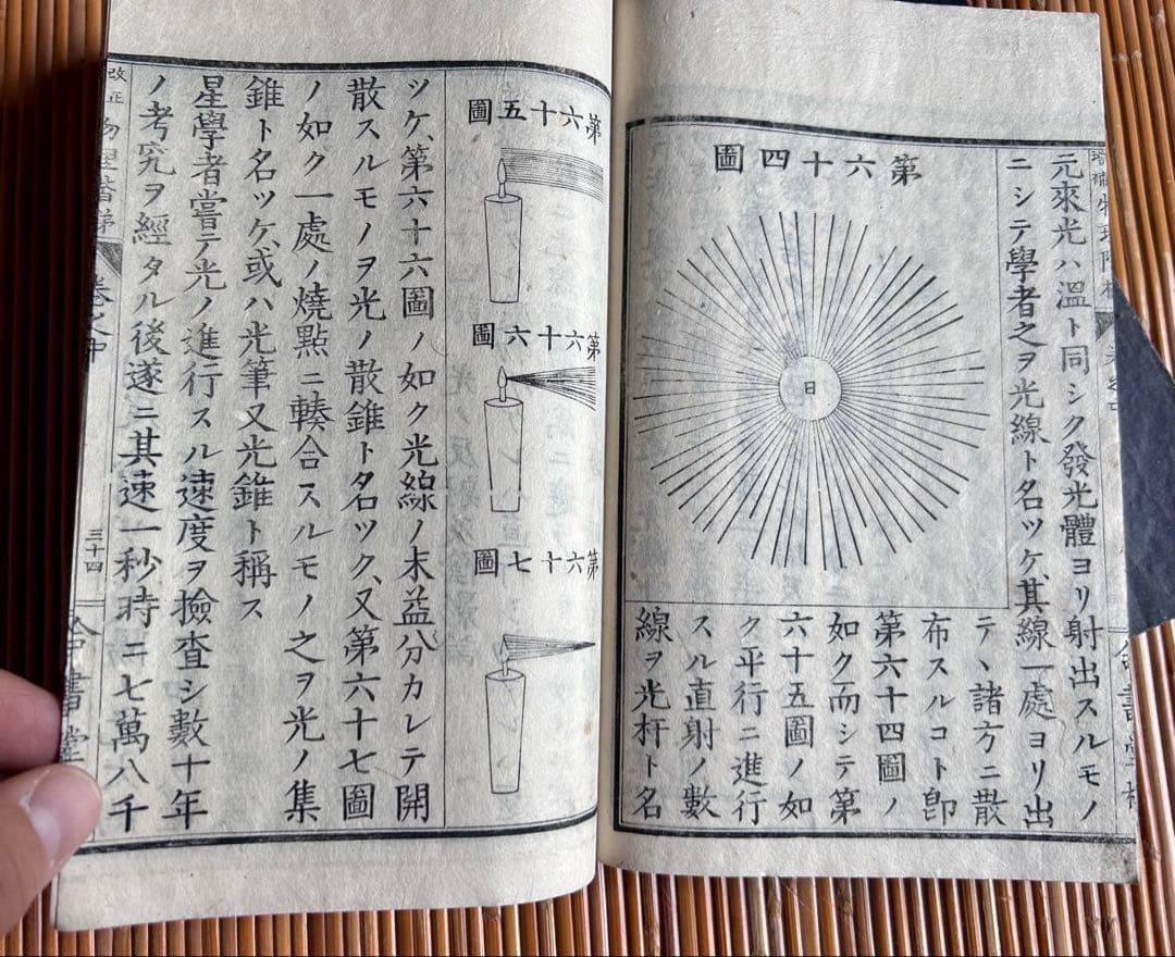 改正増補 物理階梯 巻之上,中 片山淳吉 編纂 明治9年