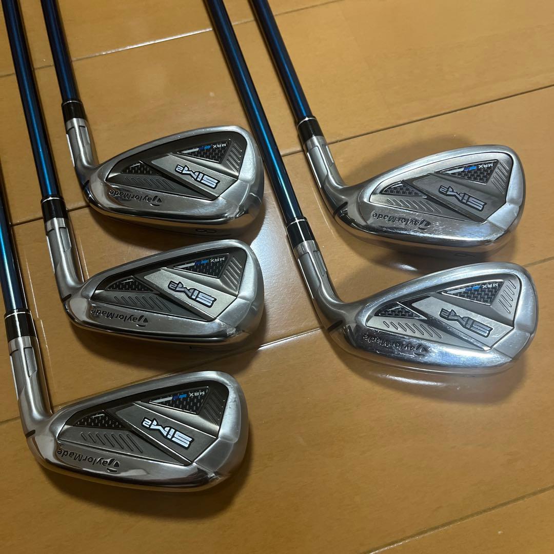 TaylorMade SIM2 MAX アイアン　6-9.P 5本　S