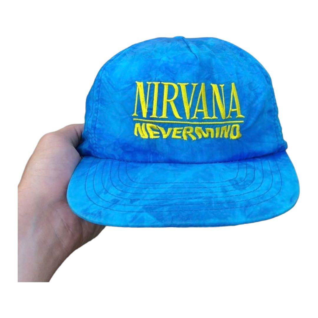 90s Vintage nirvana nevermind Cap - メルカリ