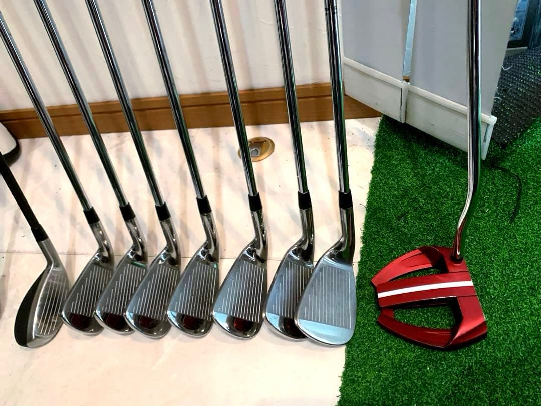 豪華 良品 ウィルソン ゴルフクラブ フルセット バッグ／アダバット
