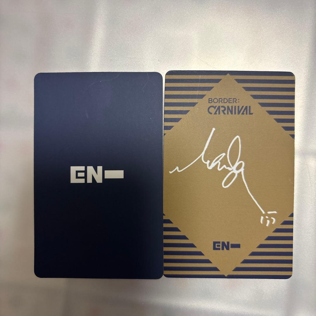 ENHYPEN BORDER: CARNIVAL サイン入りカードニキ - メルカリ