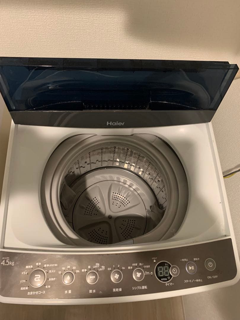 Haier 縦型洗濯機 4.5kg 本体