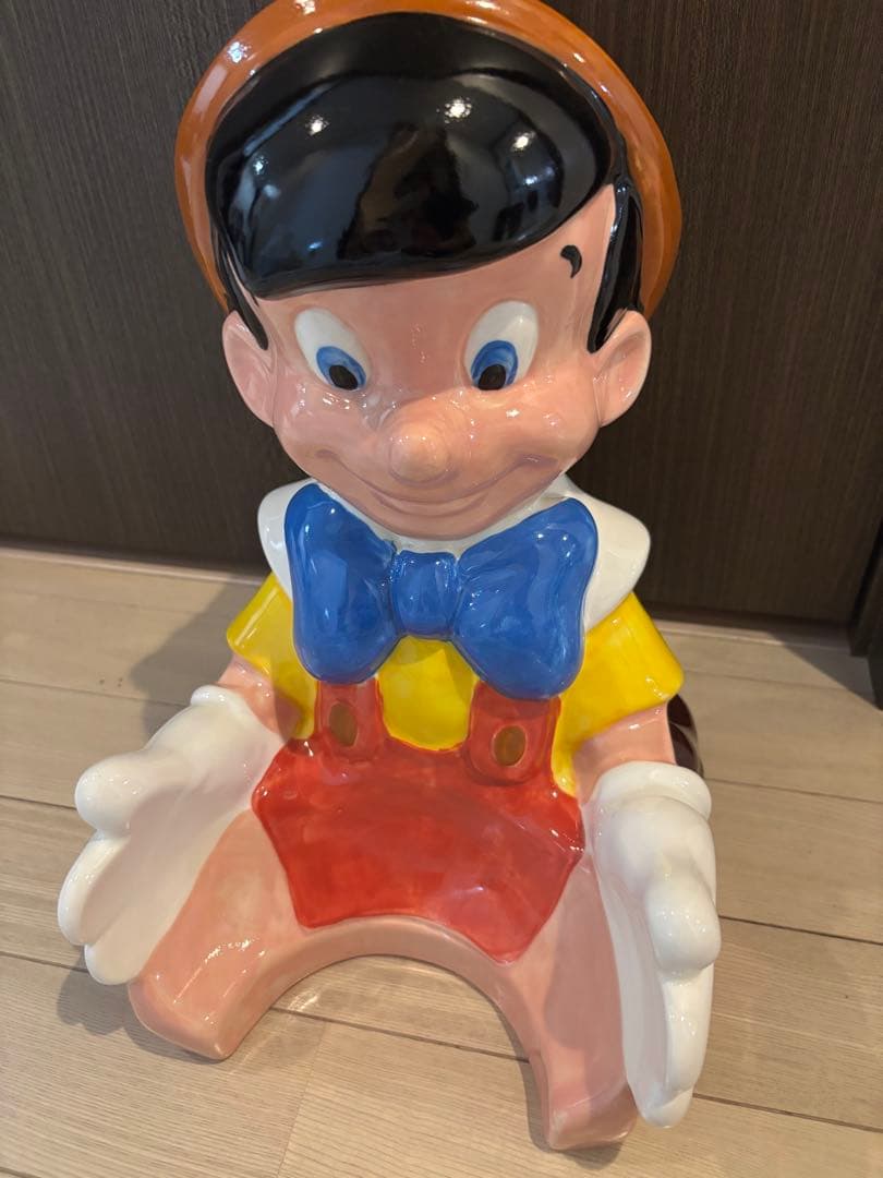 希少 美品 ディズニー トレジャークラフト ピノキオ クレオ クッキー