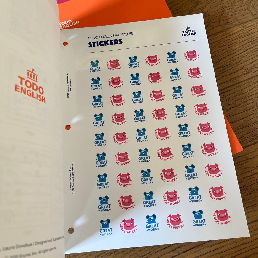 トド英語 ワークシート レベルI〜N 未使用品 おうち英語 - メルカリ