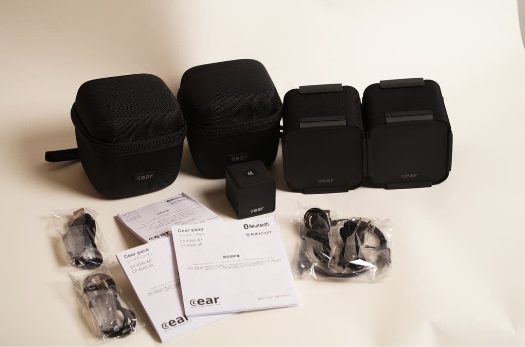 シーイヤーパヴェ Cear pave 2個&Cear coreトランスミッター