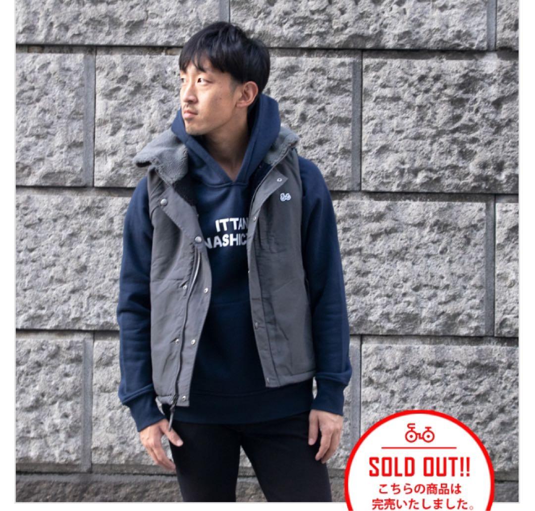 完売品！木梨サイクル× gym master リバーシブルマウンテンベスト L