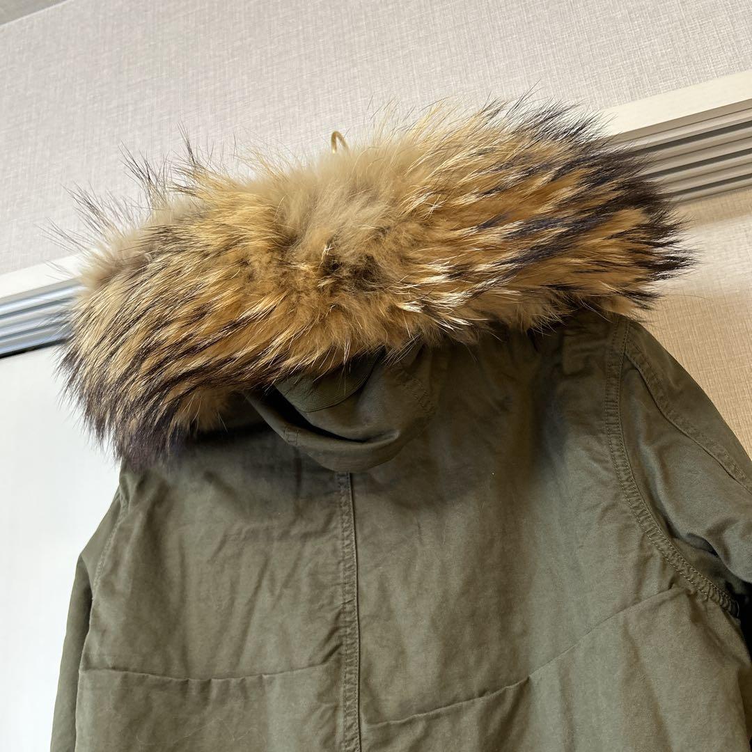 goaゴア スペシャルモッズコート カーキ リアルファー y2k archive