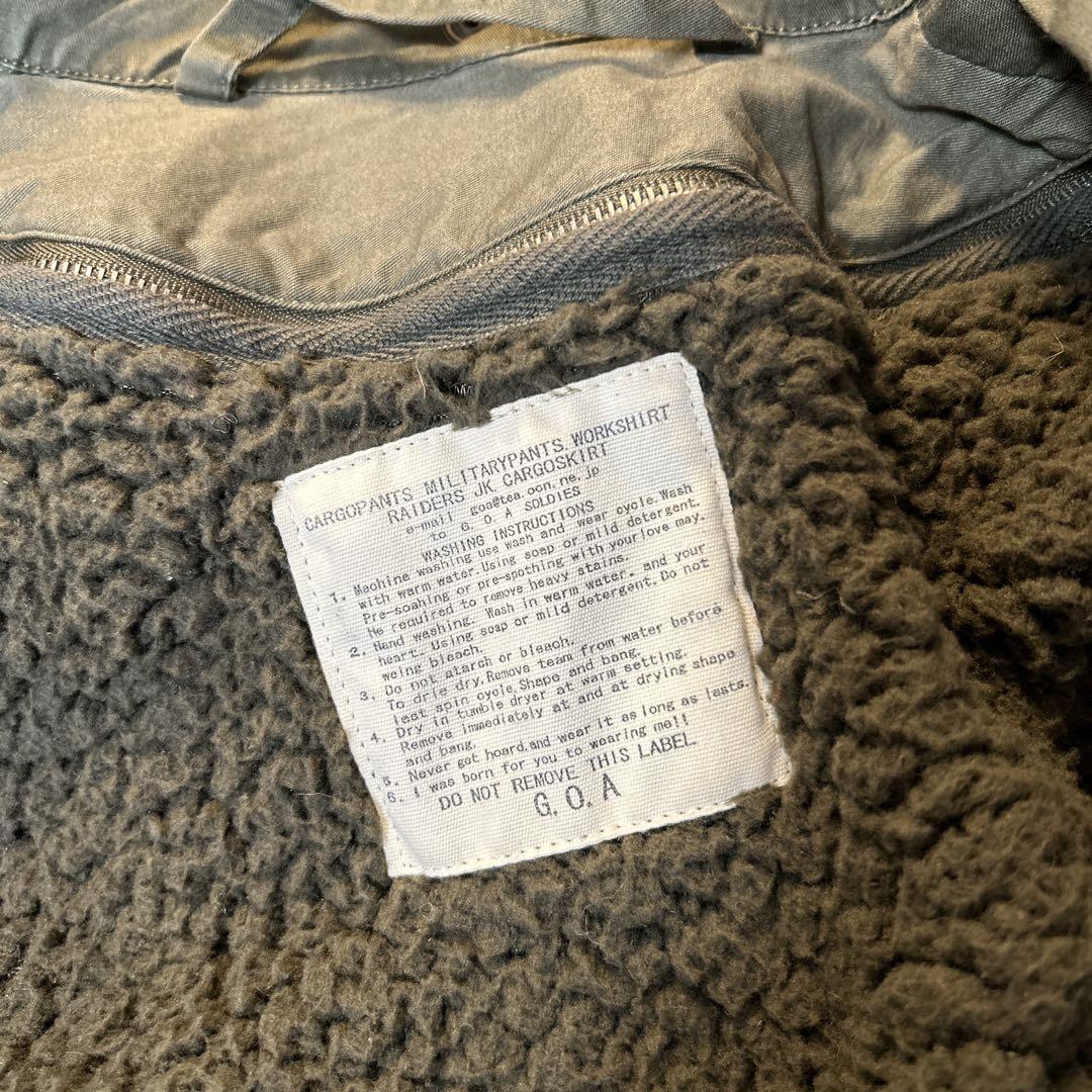 goaゴア スペシャルモッズコート カーキ リアルファー y2k archive
