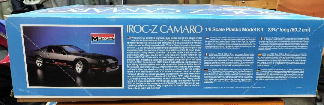 1/8 モノグラム製 シボレーカマロ Z-28 IROC-Z未組立モデル - メルカリ