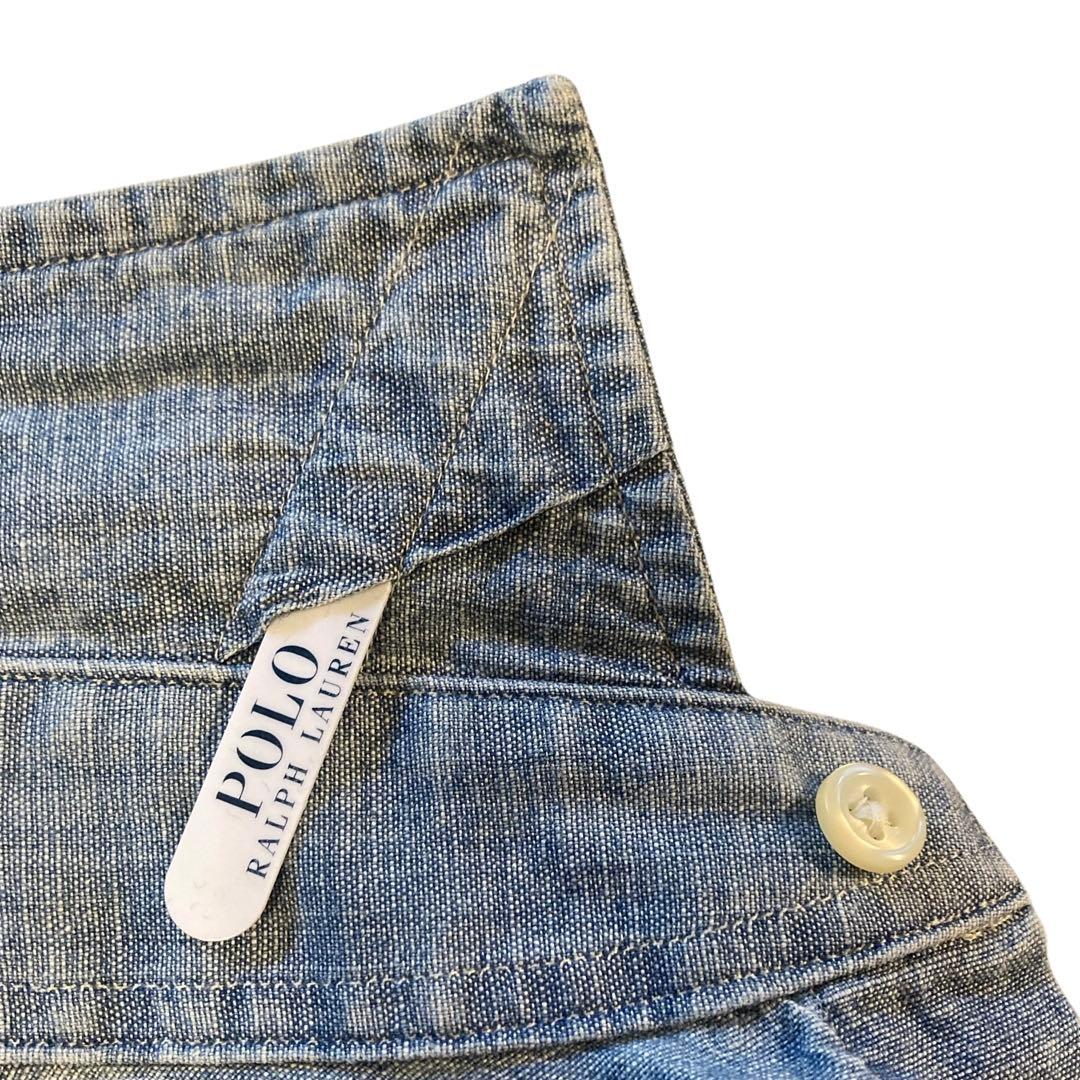 良品】ポロラルフローレン 人気定番マルチポニーダンガリーシャツ M