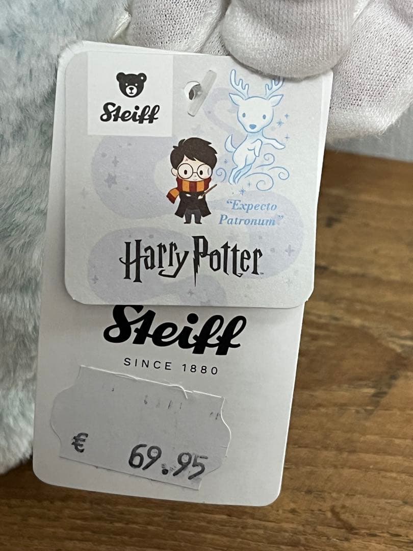 ドイツ購入〗 Steiff シュタイフ 未使用 ハリーポッター 牡鹿 守護霊