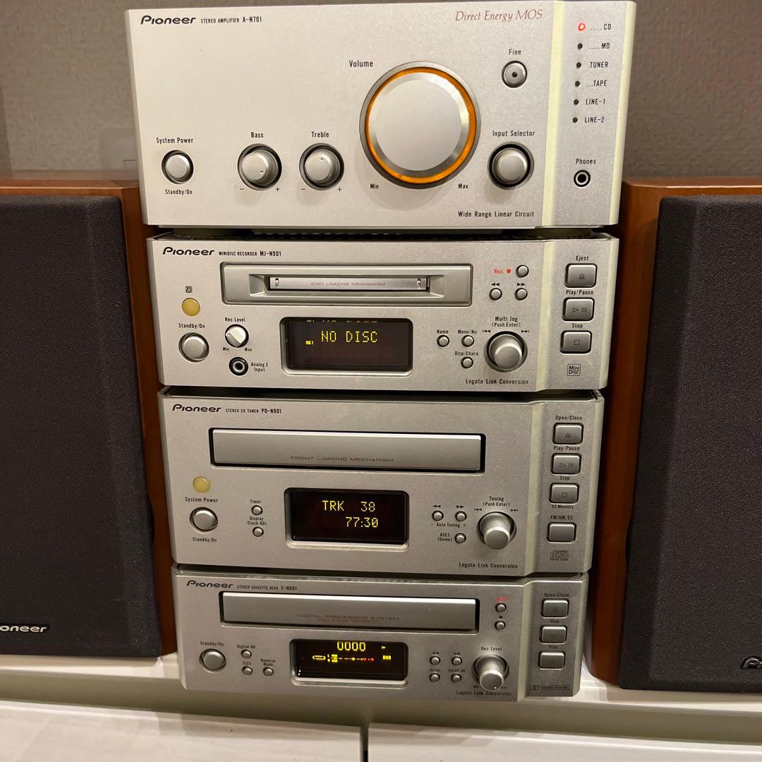 パイオニアミニコンポ FILL CD MD カセット チューナーセット - メルカリ