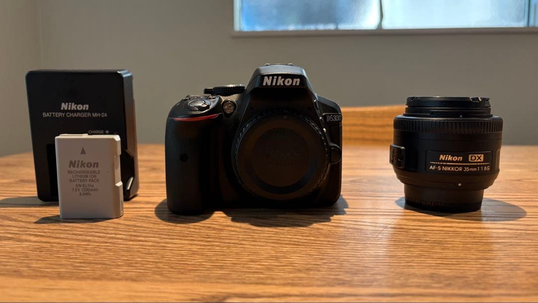 Nikon D5300 一眼レフ 単焦点レンズセット　ショット数1723回 camerart2nd-shop_nikon-d5300-r