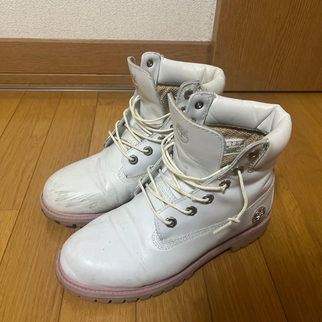 白ティンバーランド - メルカリ