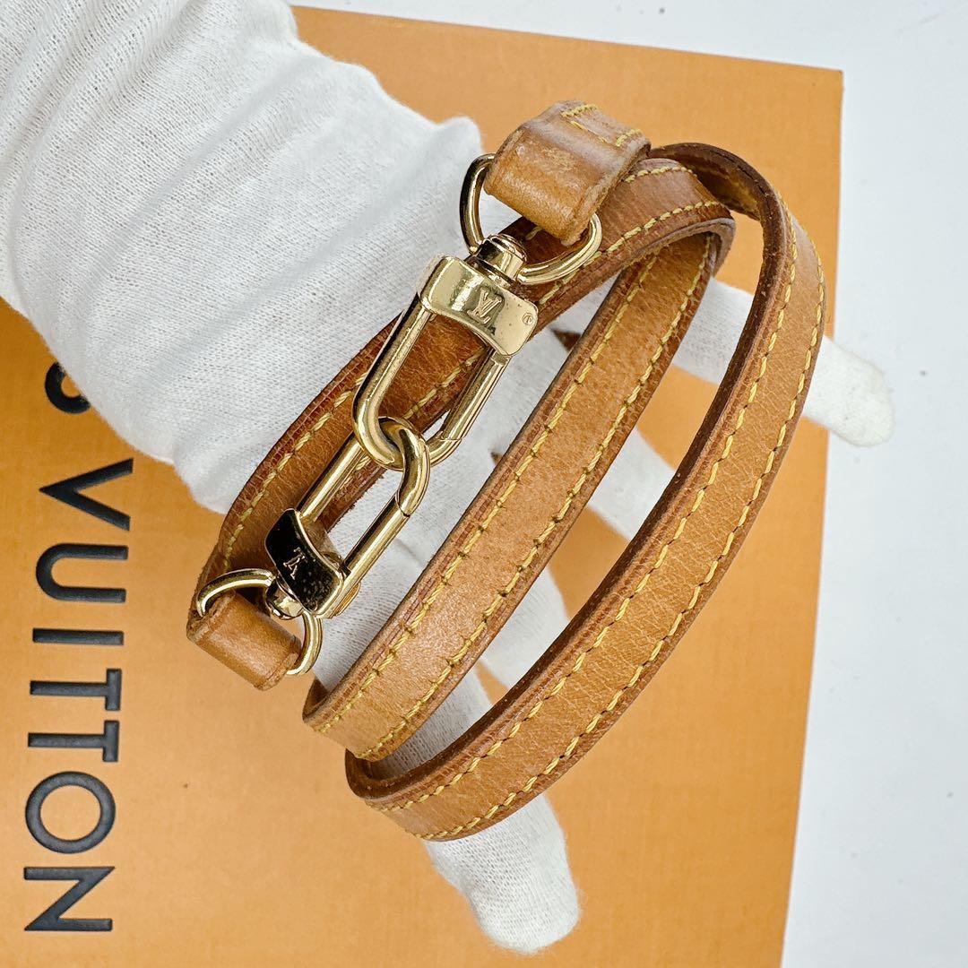 ルイヴィトン 純正 ヌメ革 ショルダーストラップ 細め - メルカリ