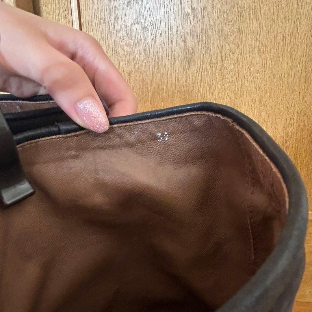 A.S.98 エアーステップ98 パデッドリングデザインロングブーツ サイズ39