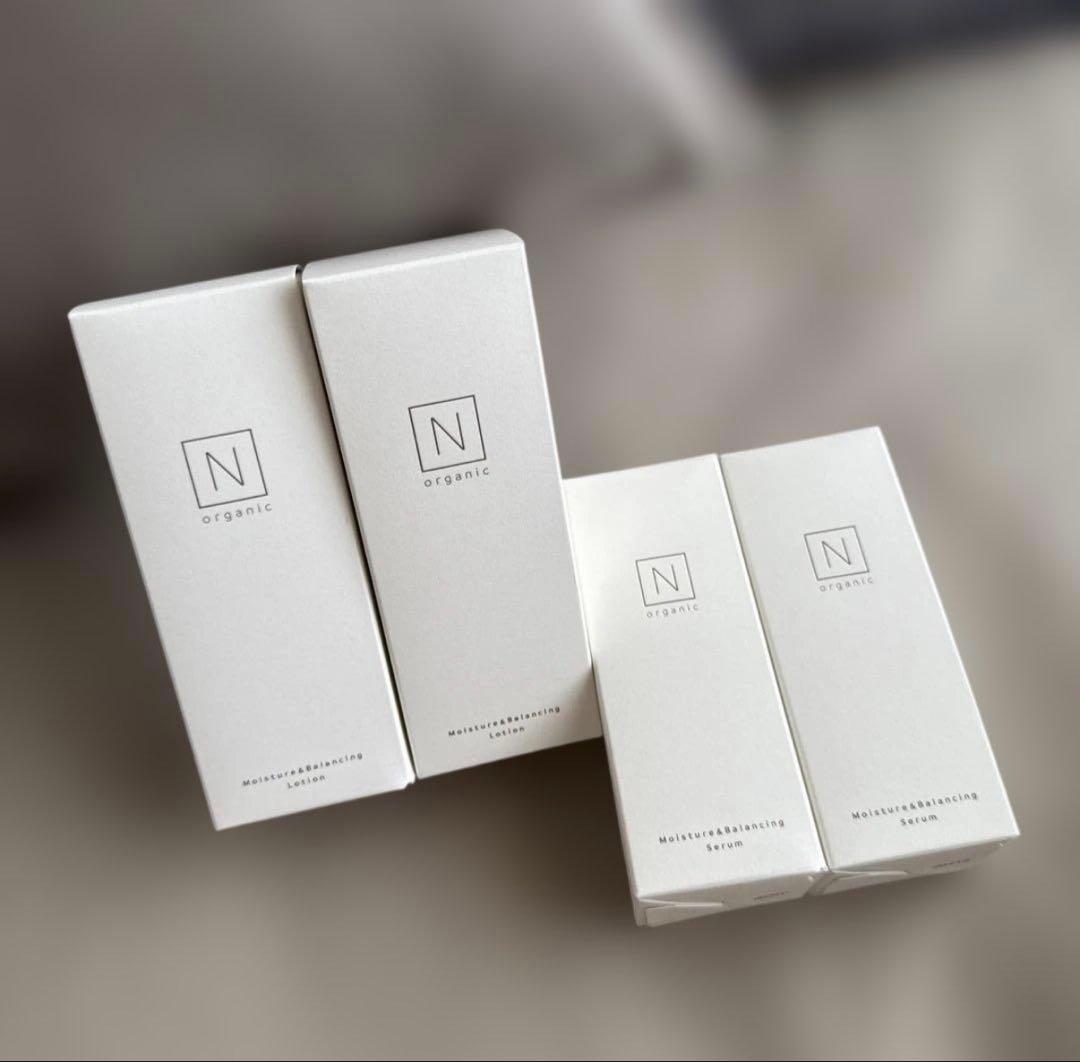 N organic モイスチュア&バランシング ローション セラム※2set Amazon.co.jp: 【特別ギフトボックス】N organic モイスチュア