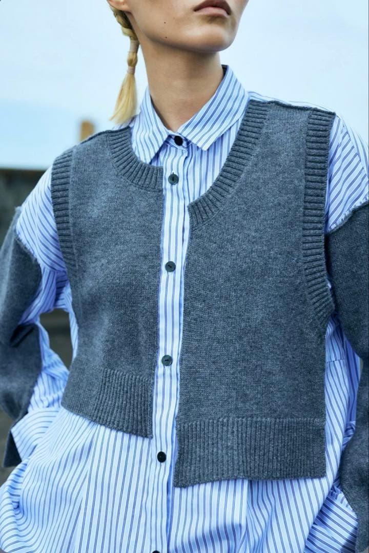 ヒステリックグラマー: レアーデザイン、カーディガン、0121ND04