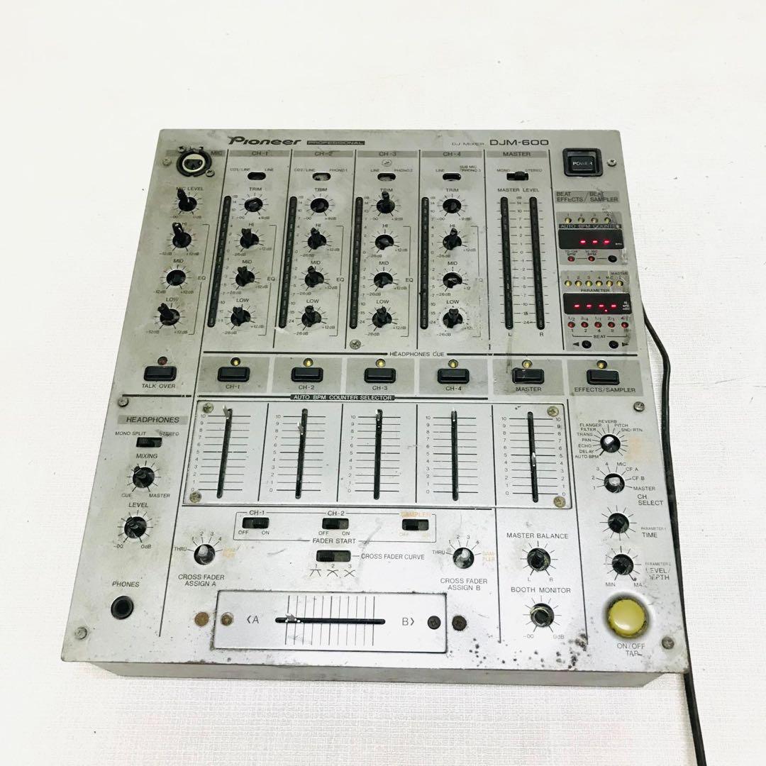 パイオニア DJM-600 DJミキサー Pioneer DJM-600 Silver Professional DJ Mixer 4-Channel 4ch DJM600
