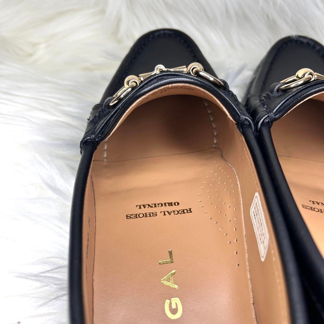 ✨美品✨【リーガル】ビットローファー 本革 黒 W83D 金具 24 - メルカリ