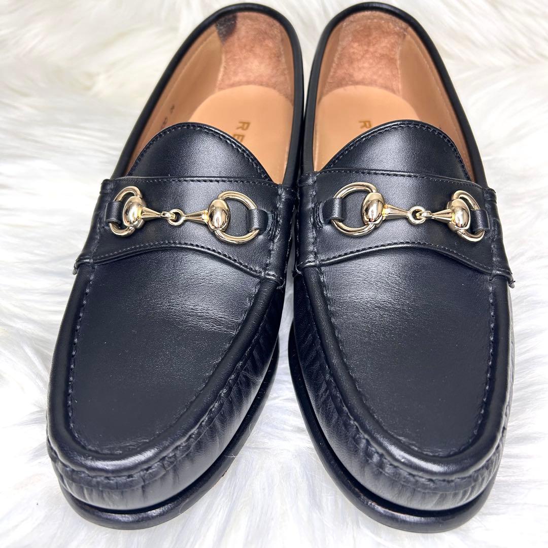 ✨美品✨【リーガル】ビットローファー 本革 黒 W83D 金具 24 - メルカリ