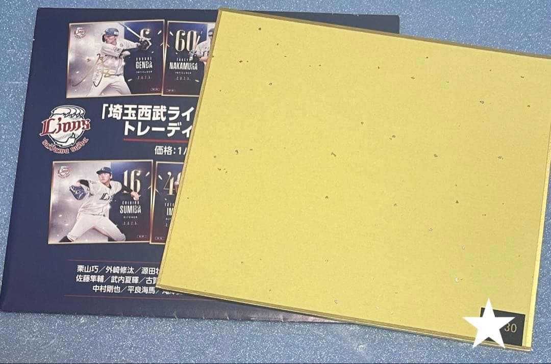 今井達也 西武ライオンズ mimi色紙 直筆サイン - メルカリ