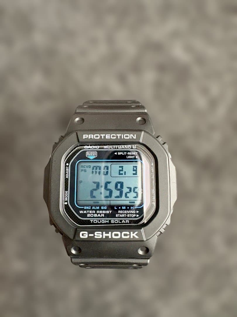 美品 ウレタンバンド GW-M5610UBC-1JF 20気圧防水 ソーラー電波 美品 ウレタンバンド GW-M5610UBC-1JF 20気圧防水 ソーラー電波 - メルカリ