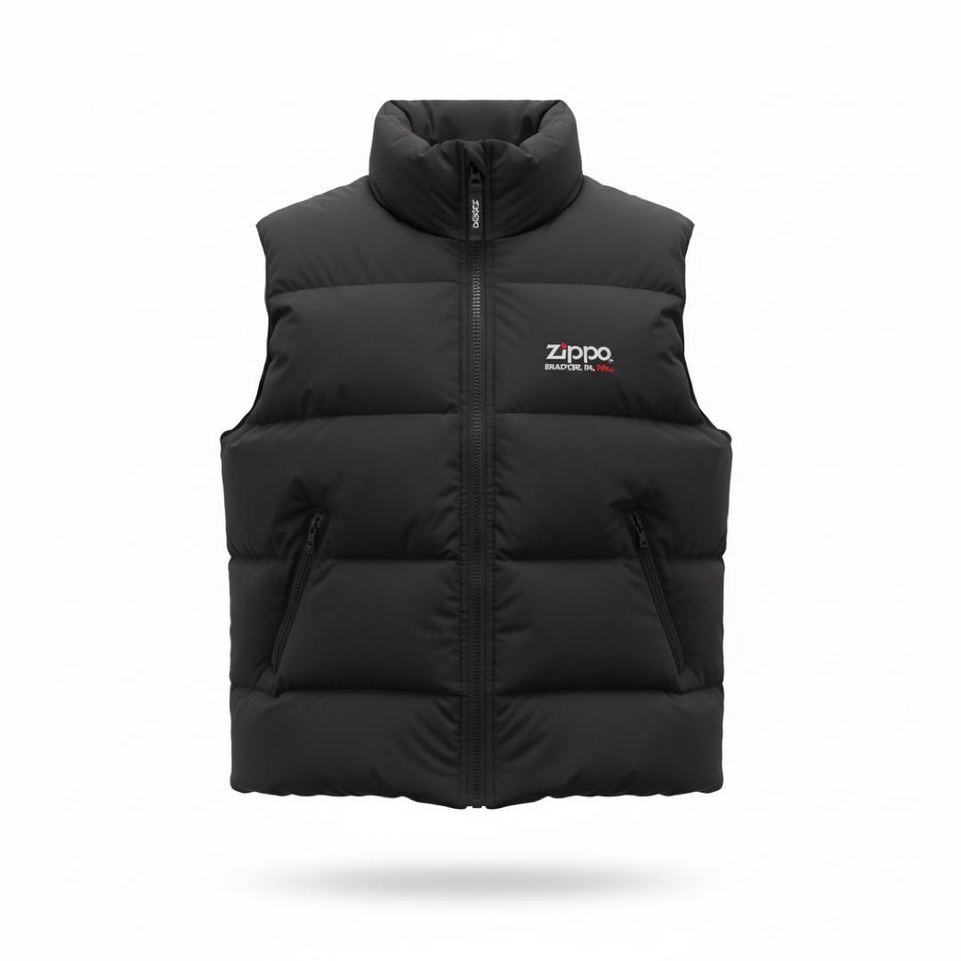 90s Zippo ブラック ダウンベスト 短丈 - メルカリ